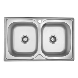 Кухонна мийка Kroner KRP Satin - 7948Z (0.8 мм)