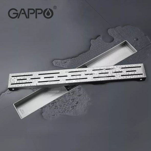 Трап душовий з нержавіючої сталі Gappo G88007-1 70*800мм