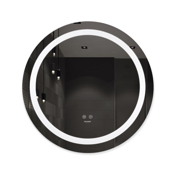 Дзеркало Kroner KRP Spiegel R2 - 6060 з LED-підсвічуванням та антизапітнінням