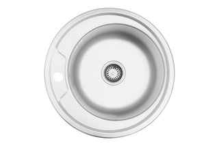 Кухонна мийка Kroner KRP Dekor - 490 (0.8 мм)