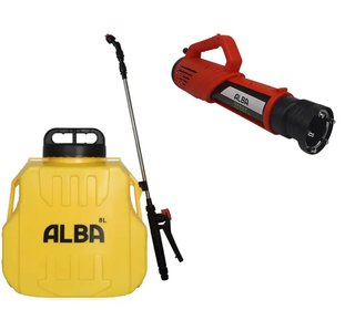 Набір Обприскувач Spray CF-BC-8л акумуляторний та Насадка Турбо туман ALBA Spray CF-112E