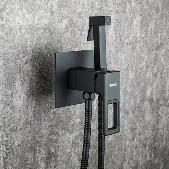 Вбудований гігієнічний душ Gappo Futura G7217-6 Чорний