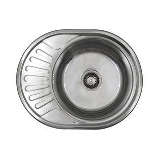 Кухонна мийка Kroner KRP Polierte-5745 (0,6 мм)