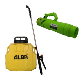 Набор Опрыскиватель Spray CF-BC-5л аккумуляторный и Насадка Турбо туман ALBA Spray CF-113E