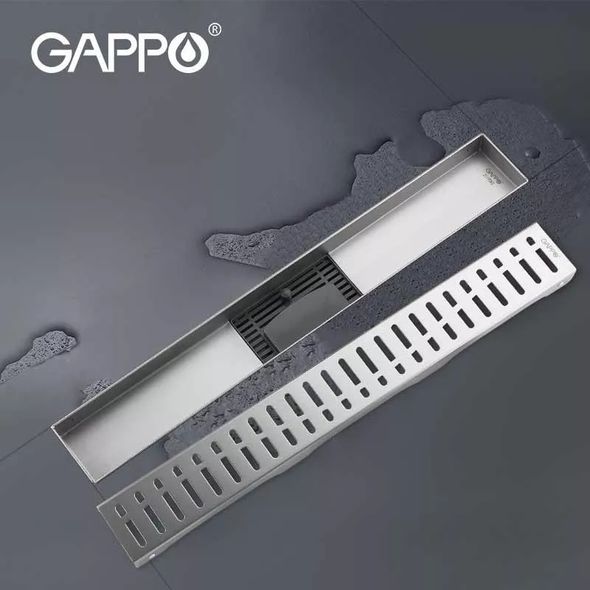Душовий Трап з нержавіючої сталі Gappo G87007-3 70*700мм