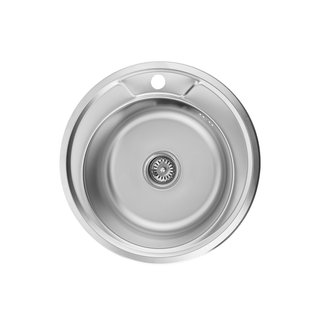Кухонна мийка Kroner KRP Satin-490 (0,6 мм)