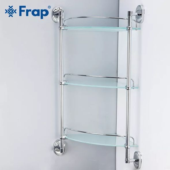 Скляна полиця для ванни Frap F1907-3