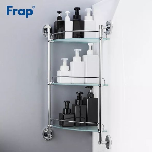 Скляна полиця для ванни Frap F1907-3