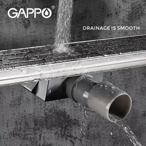 Душовий Трап з нержавіючої сталі Gappo G86007-1 70*600мм