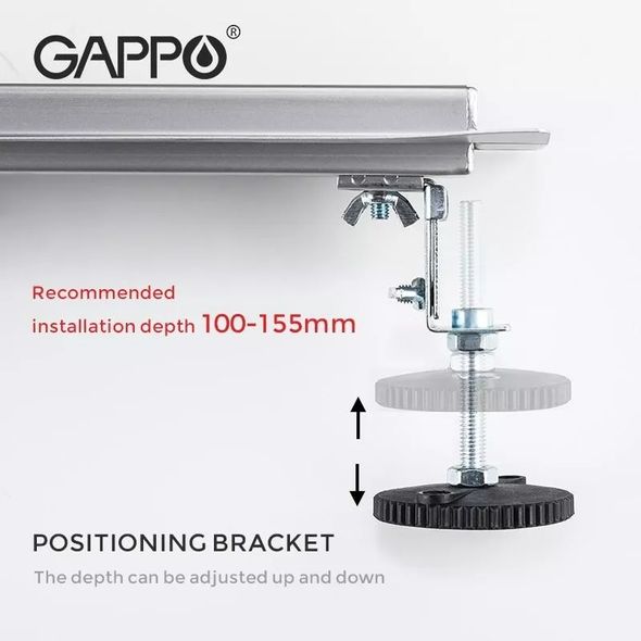 Душовий Трап з нержавіючої сталі Gappo G86007-1 70*600мм