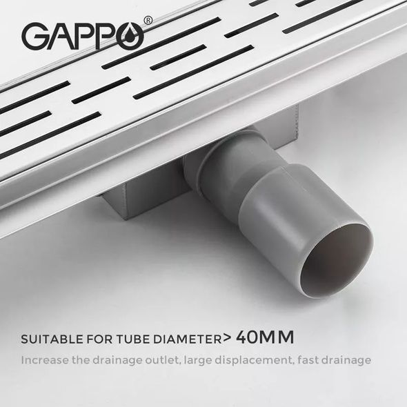 Душовий Трап з нержавіючої сталі Gappo G85007-1 70*500мм