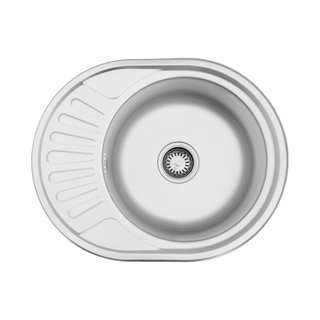 Кухонна мийка Kroner KRP Dekor-5745 (0,8 мм)