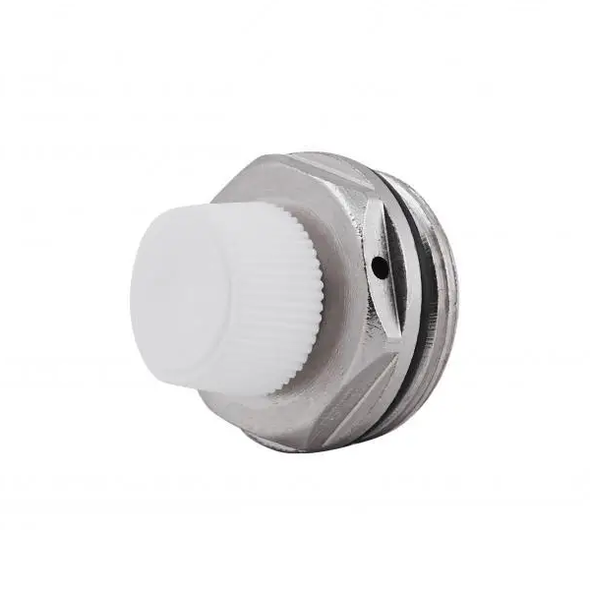Кран Маєвського Karro KR-85008 1/2" з білою ручкою