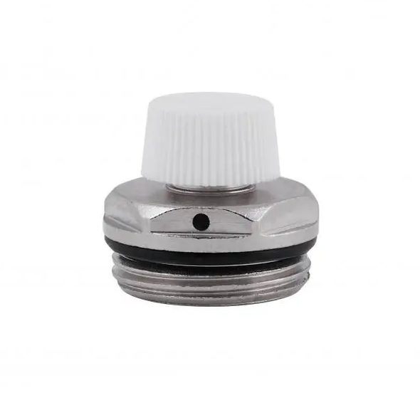 Кран Маєвського Karro KR-85008 1/2" з білою ручкою