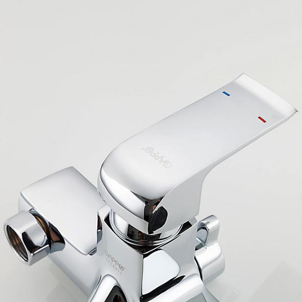 Смеситель для ванны Gappo G2250-8 хром/белый
