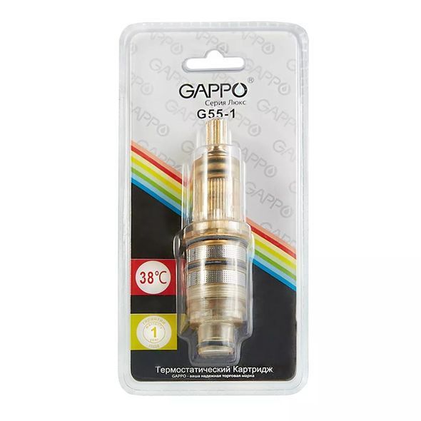 Термостатичний картридж GAPPO G55-1, 38&deg;C