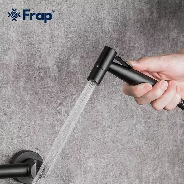 Гигиеническим душем со смесителем Frap F7503-6 Черный