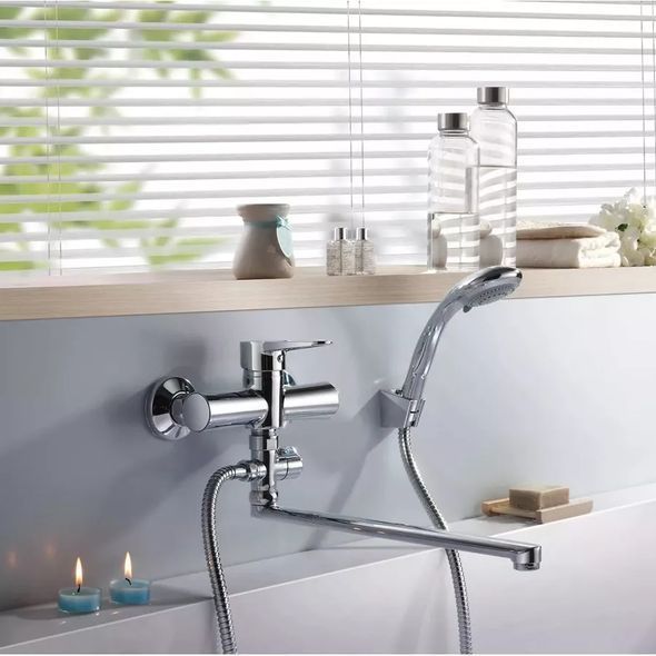 Змішувач для ванни WEZER PUD6-B045, хром