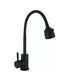 Смеситель для кухни с рефлекторным-гибким изливом WEZER EKO4D-01-BLACK