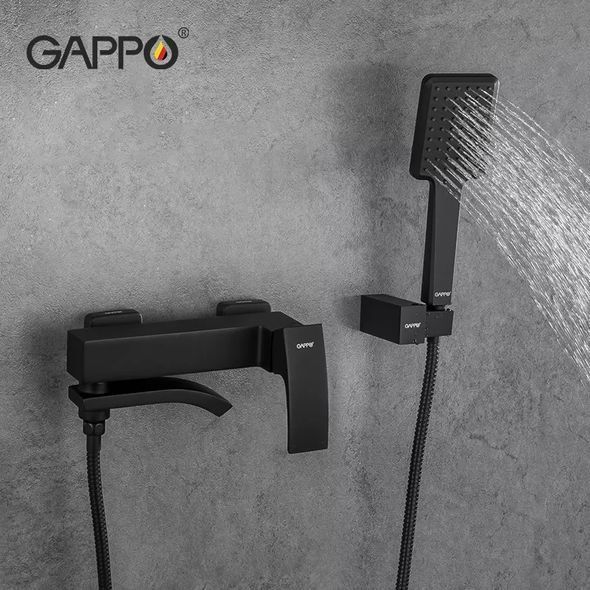 Смеситель для ванны Gappo G3207-6 черный