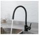 Смеситель для кухни с гибким изливом Wezer EKO4E-01-BLACK