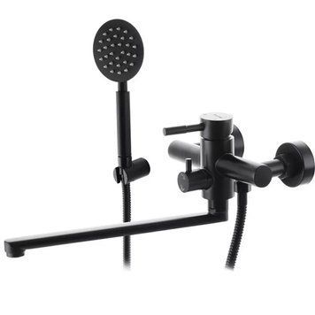 Змішувач для ванни WEZER EKO7A-01-BLACK чорний