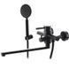 Смеситель для ванны WEZER EKO7A-01-BLACK черный