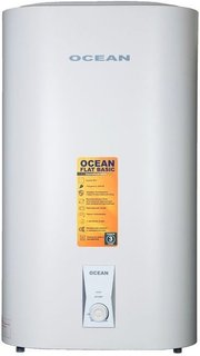 Бойлер плоский Ocean Flat BASIC 100л емальований бак мокрий тен