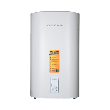Бойлер плоский Ocean Flat BASIC 50л емальований бак сухий тен