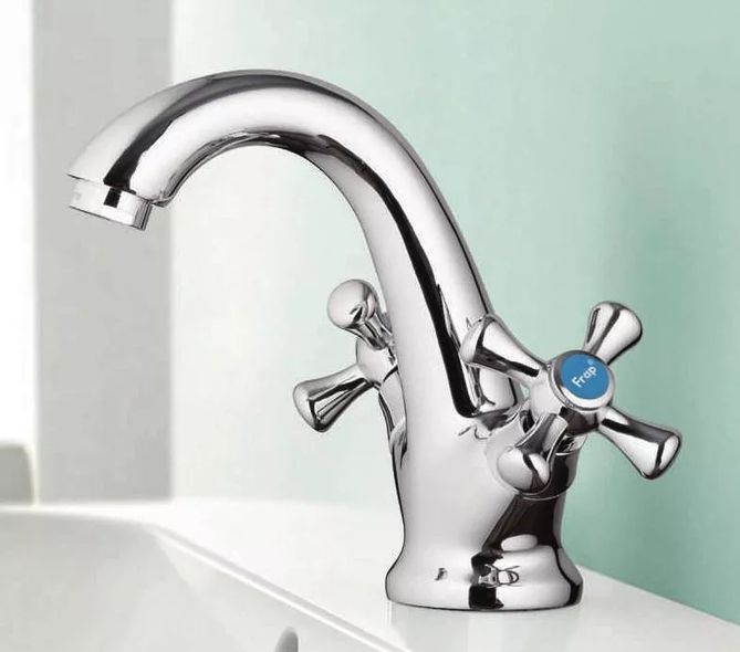 Змішувач для умивальника Frap F10732-B, хром