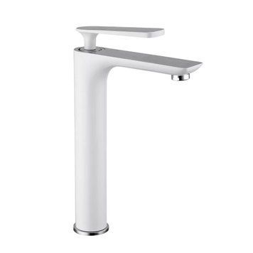 Смеситель для умывальника Frap F1052-56 Белый/Хром