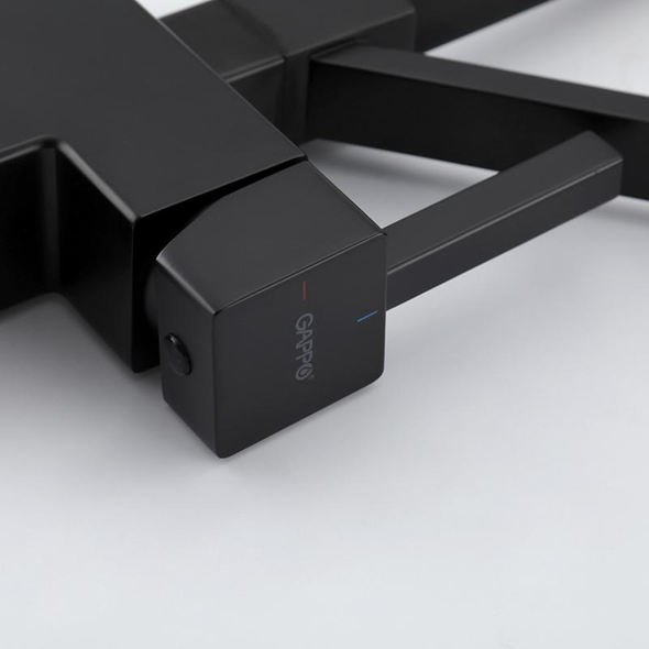 Смеситель для кухни под фильтр Gappo G4395-66 черный