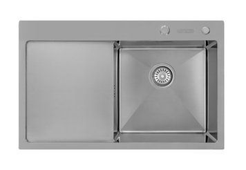 Кухонна мийка MONRO MC-S7849H Satin HDE (2.7/1.0 мм) Права чаша