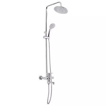 Душевая система WEZER WOG16-153 поворотный излив , хром