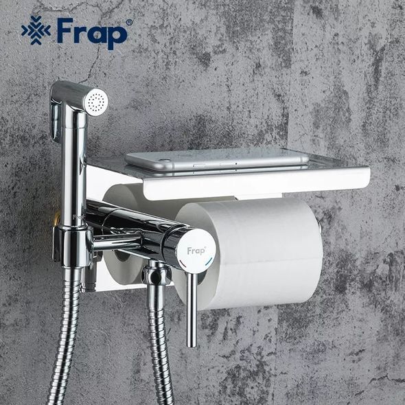 Гигиенический душ со смесителем Frap F7516 Хром
