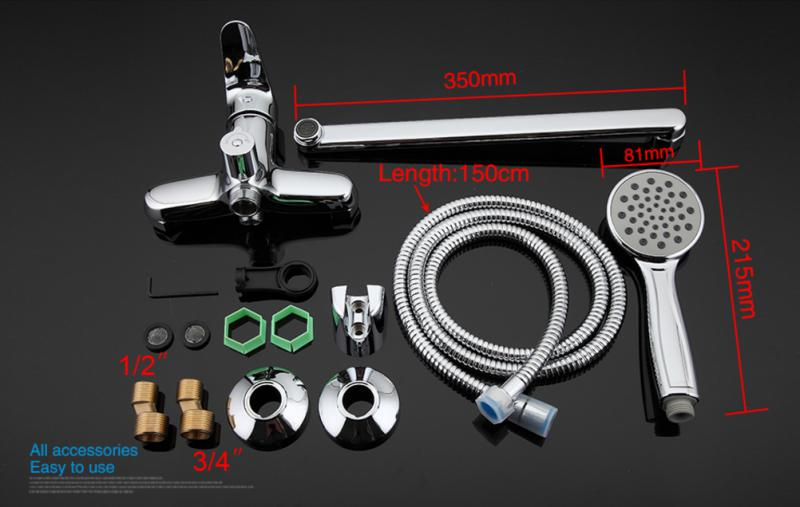 Змішувач для ванни Gappo G2236 хром
