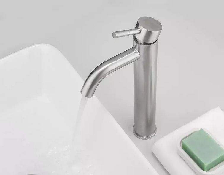 Смеситель для умывальника WEZER EKO11С-01 высокий