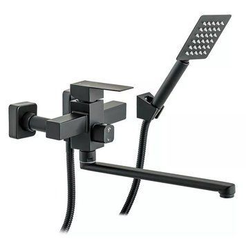 Змішувач для ванни WEZER PRO7-02-BLACK поворотний