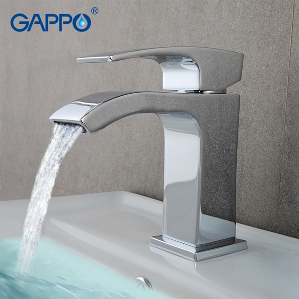 Смеситель для умывальника Gappo G1007-1 хром