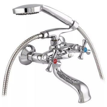 Смеситель для ванны WEZER DAK3-827, хром