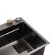 Кухонна мийка Kroner KRP Schwarze - SET7545HM PVD (3.0/0.8 мм)