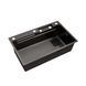 Кухонна мийка Kroner KRP Schwarze - SET7545HM PVD (3.0/0.8 мм)