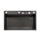 Кухонна мийка Kroner KRP Schwarze - SET7545HM PVD (3.0/0.8 мм)