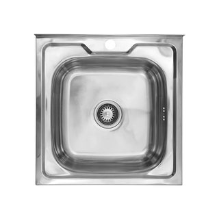 Кухонна мийка накладна Kroner KRP Polierte-5050 (0,6 мм)