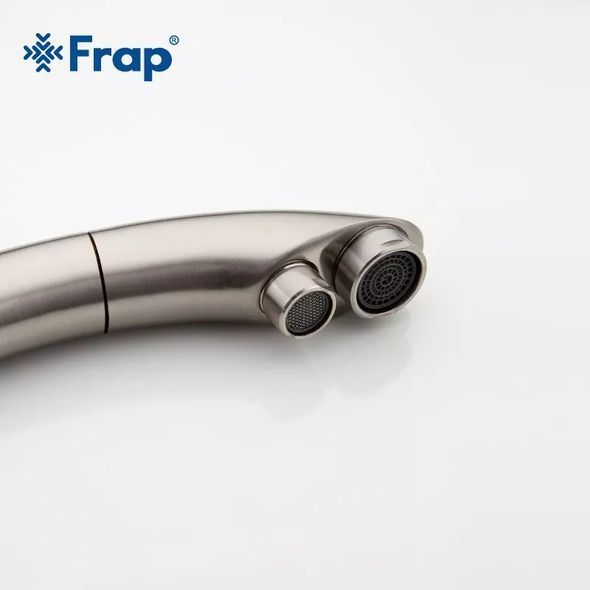 Смеситель для кухни на две воды Frap F4399-5 Сатин