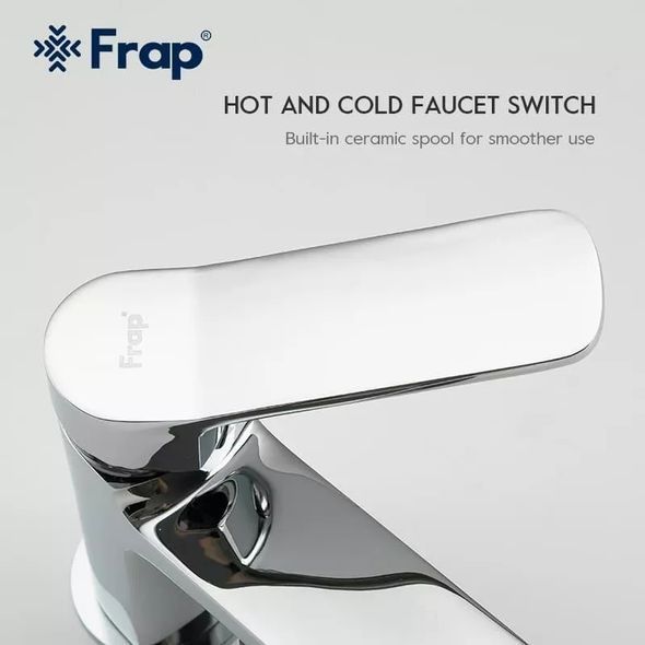 Змішувач для умивальника Frap F1061 хром