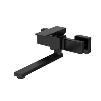 Смеситель для кухни настенный KOER KB-73010-05  Черный