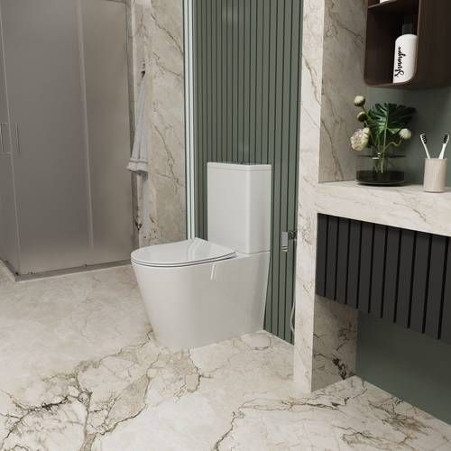 Унитаз напольный компакт безободковый Koller Pool Grace Smart Rimless с сиденьем Soft-close 0569550119