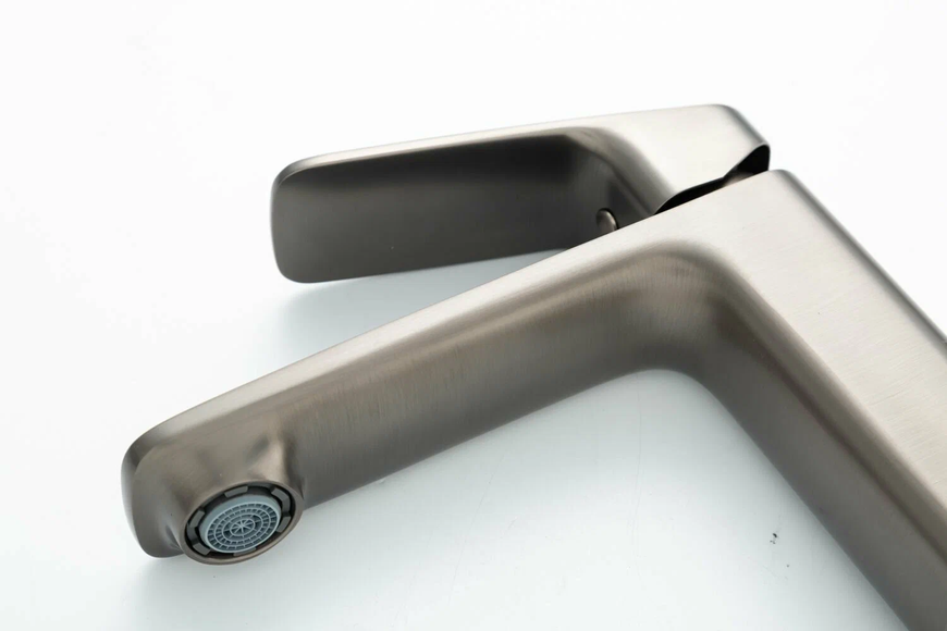 Смеситель для умывальника Gappo G1028-9 Графит