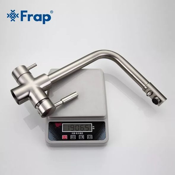 Смеситель для кухни на две воды Frap H52 F4352-5 Сатин